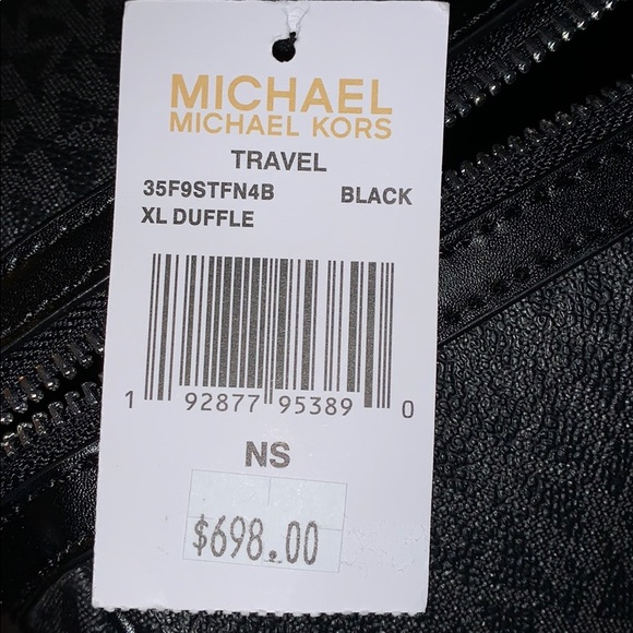 Michael Kors Travel Duffle Black - Picture 8 of 8
